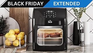 HOMCOM 12L Digital Air Fryer Oven - 8 in 1