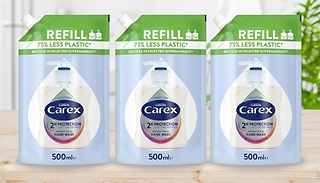 Carex Antibacterial Hand Wash Refills - 3 or 6 Pack!