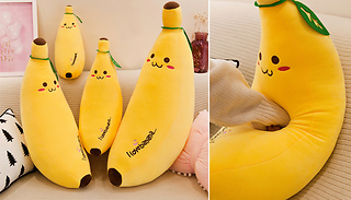 Banana Plush Hugging Pillow - 3 Sizes