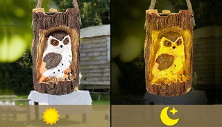 Owl Solar Powered Hanging Lantern - 2 Colours