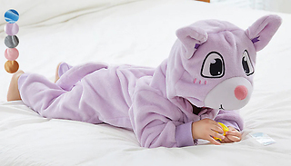 Cute Flannel Toddler Animal Onesies - 5 Colours & 5 Sizes