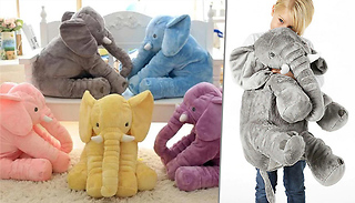 Baby Elephant Lumbar Pillow in 5 Colours - Small or Large