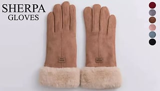 Sherpa Lined Touchscreen Gloves - 6 Colours