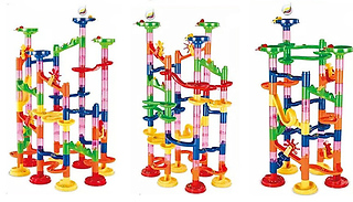 29 to 105-Piece Marble Run Toy Set