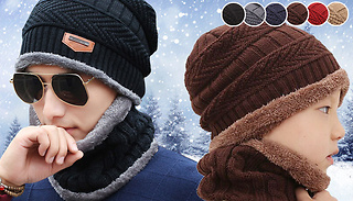Warm Winter Beanie Hat & Scarf Set - 6 Colours & 2 Sizes
