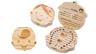 1 or 2 Baby Teeth Keepsake Boxes - 2 Designs