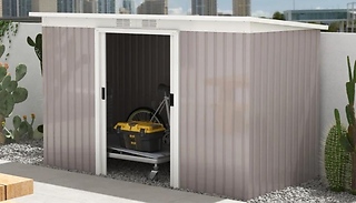 Outsunny Outdoor Metal Garden Storage Shed - 4 Colours!