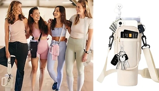 Water Bottle Carrier With Phone Pocket - 3 Colours