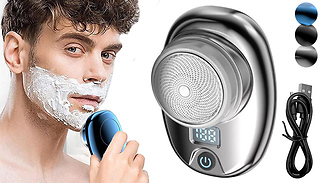 Mini Portable Electric Travel Shaver with LED Display - 3 Colours
