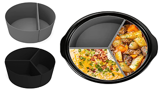 Reusable Silicone Slow Cooker Divider - 3 Sizes & 2 Colours