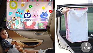 Kid's Cartoon Car Window Sunshade - 16 Designs