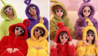 TV-Inspired Snuggle Onesies - 4 Colours, 9 Sizes 