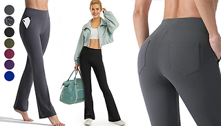 High-Waisted Tummy Control Yoga Pants - 7 Colours & 7 Sizes