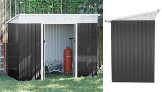 Outsunny Garden Storage Shed with Sliding Doors 