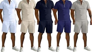 2-Piece Polo Shirt & Shorts - 5 Colours