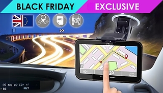 5-Piece Touchscreen GPS Sat Nav - UK & EU Maps