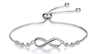 Crystal Infinity Friendship Bracelet