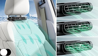 USB Adjustable Car Seat Fan - 2 Colours