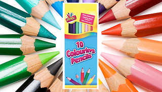 Artbox 10 Full Size Colouring Pencils Set
