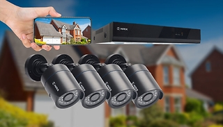 HD 4-Channel Home Security CCTV Kit With 500GB HDD