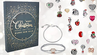 24-Day Jewellery Christmas Advent Calendar including Pandora Compatibl ...