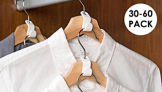 30 or 60 Clothes Hanger Connecting Hooks