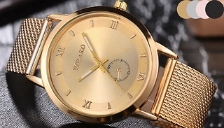 Yolako Stainless Steel Watch - 4 Colours