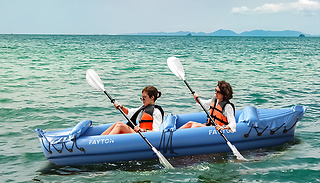 Inflatable 2 Seater Fayton Kayak + Paddles