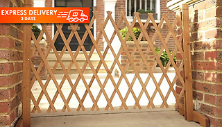 Expanding Wooden Fence - Up to 1.6m!