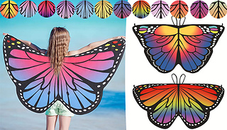 Children's Butterfly Cape Wings - 13 Colours