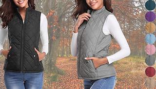 Lightweight Zip Padded Gilet - 10 Colours, 4 Sizes