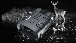 1080P Infrared Night-Vision Binoculars with Optional 32GB Card