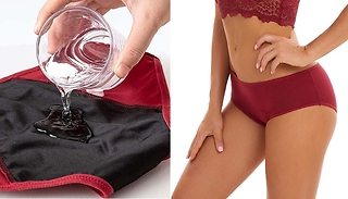 3-Pack Women's Period Underwear - 7 Sizes & 4 Colour Packs!