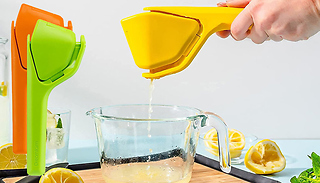 Easy Squeeze Manual Slimline Fruit Juicer - 3 Colours
