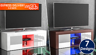 Vida Designs Eclipse 2-Door LED Light TV Unit - 7 Colours