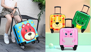 18 Inch Kids Cute Animal Suitcase - 8 Designs