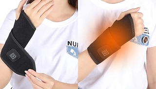 USB Heating Wrist Massager Brace - 3 Colours 