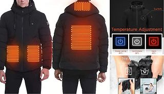 Intelligent Constant Temperature Puffer Jacket - 3 Colours, 6 Sizes