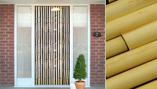 Wooden Beaded Bamboo Door Curtain