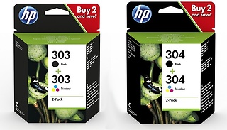 HP 303 or 304 Ink Cartridges Combo Pack