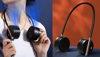 Portable Bladeless Hanging Neck Fan!