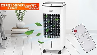 4L Portable Air Cooler with Remote Control - Includes 2 Ice Packs!