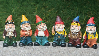 Hip-Hop Garden Gnome Gang Ornaments - 6 Designs