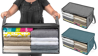 2 or 4-Pack Foldable Box Storage Bag - 2 Colours