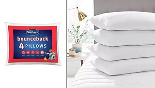 4-Pack Silentnight Bounceback Pillows