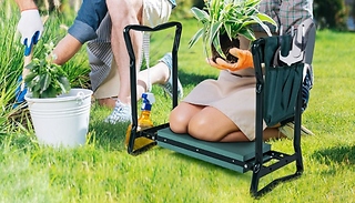 3-in-1 Foldable Gardening Stool with Tool Bag