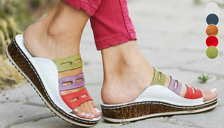 Colour-Block Non-Slip Platform Sandals - 5 Colours & 5 Sizes