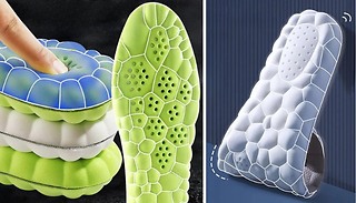 Unisex 4D High-Elasticity Shoe Insoles - 6 Sizes & 3 Colours
