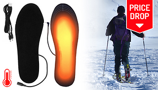USB Heated Insoles - 2 Sizes
