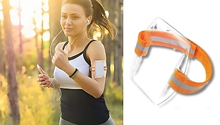 4-Pack of Reflective PVC Card Holder Armbands